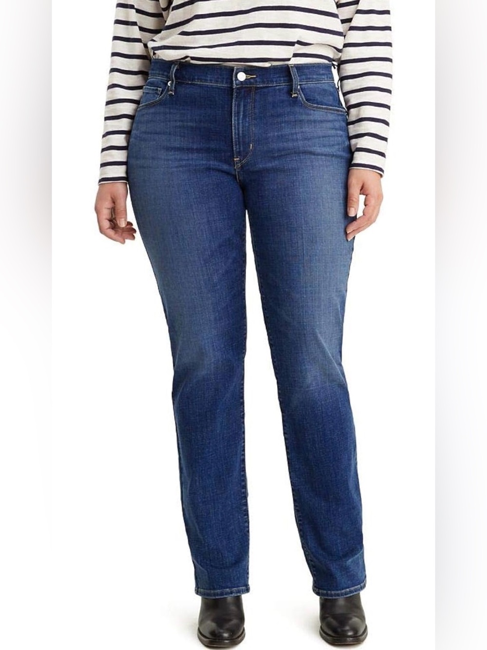 Levi's Women's Mid Rise Classic Straight Jeans Size 10
